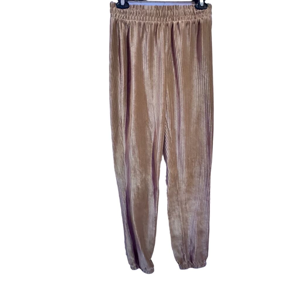No Boundaries Tan Corduroy like Joggers - size Medium